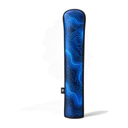 Navy Topo Alignment Cover golf product by Maxido Golf