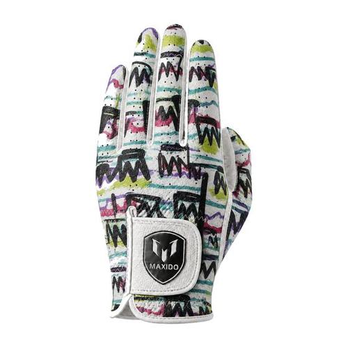 Blue Hexagon Printed Glove golf product by Maxido Golf