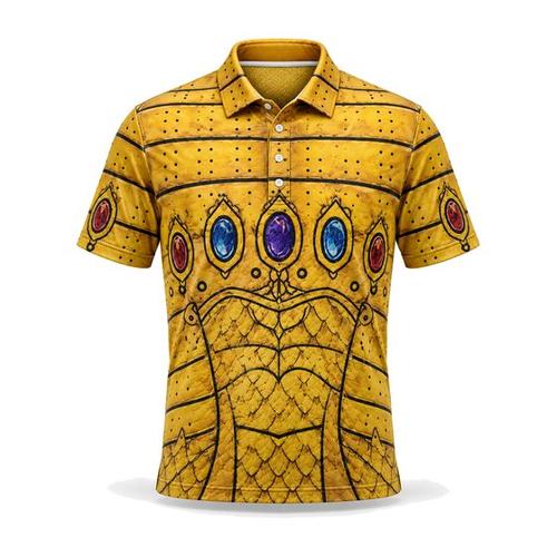 Golden Gauntlet Printed Polo golf product by Maxido Golf