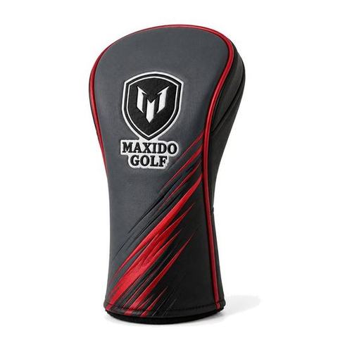 Sable Driver Cover — Black and Red golf product by Maxido Golf