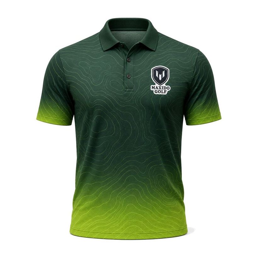 Contour Polo — Forest Fade by Maxido Golf