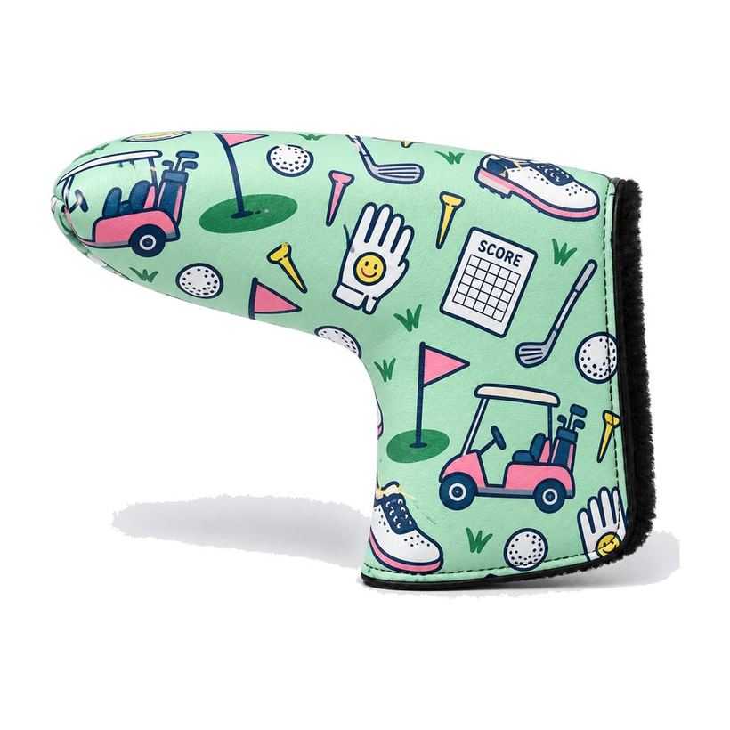 Mint Doodle Putter Cover by Maxido Golf