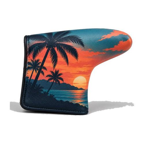 Palm Sunset Putter Cover golf product by Maxido Golf