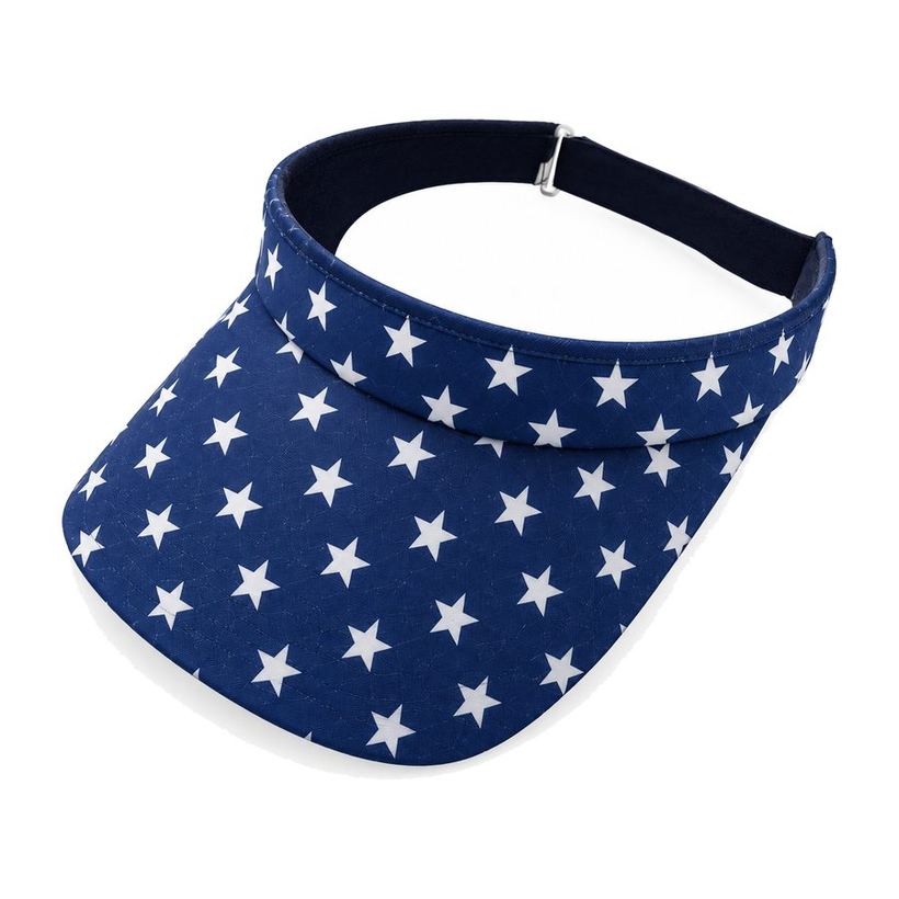 Navy Stars Visor by Maxido Golf