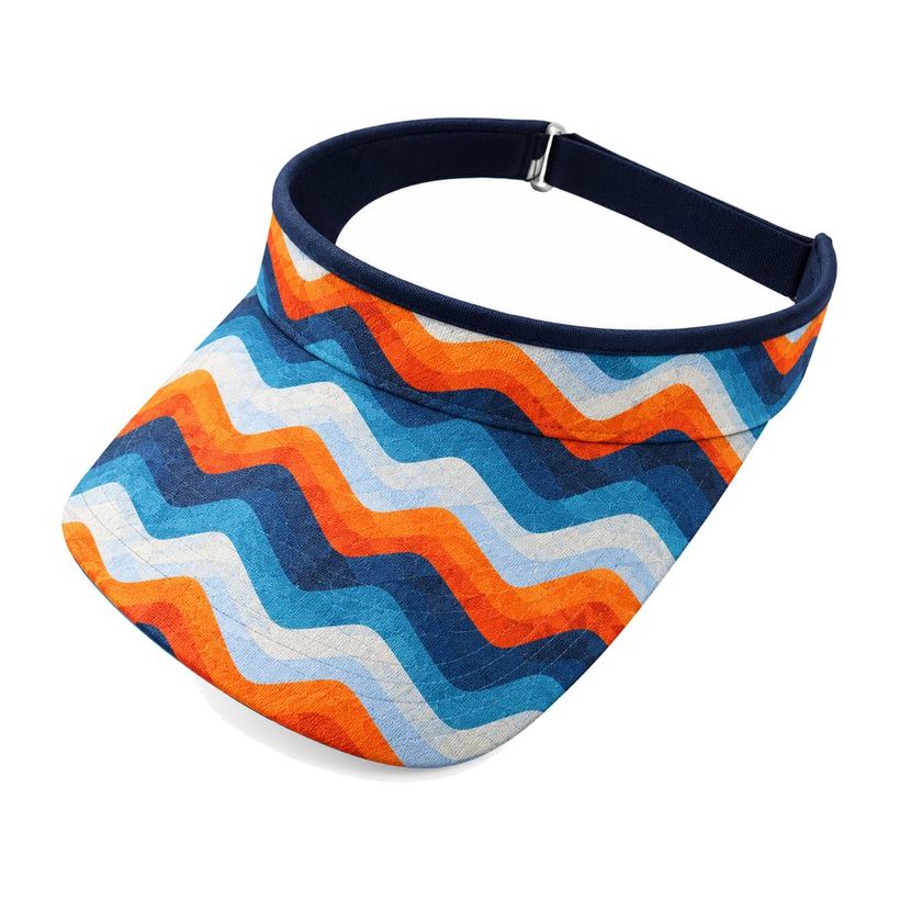 Wavy Stripes Visor by Maxido Golf